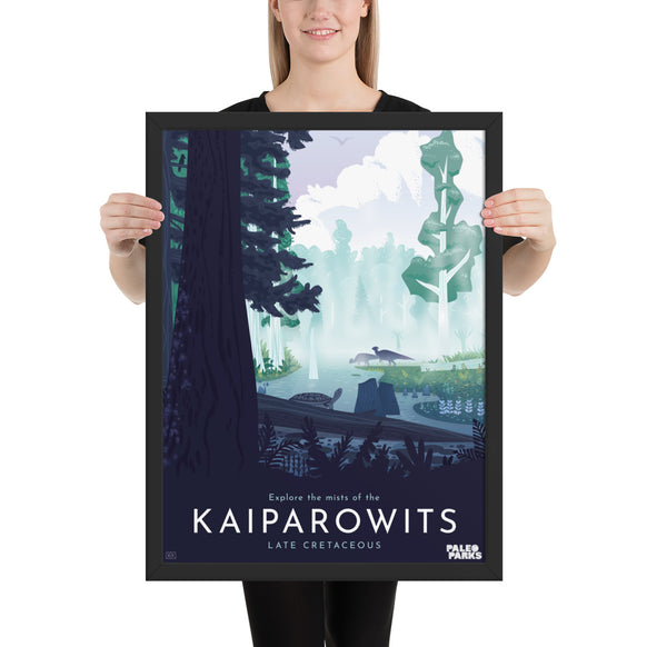 Kaiparowits Paleo Parks framed print