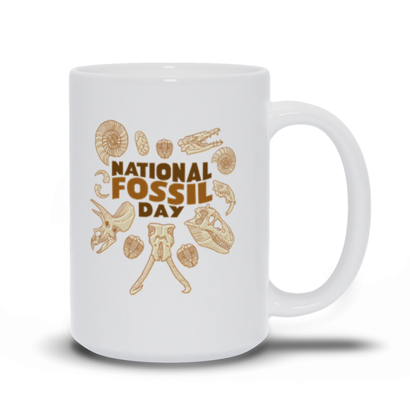 National Fossil Day mug