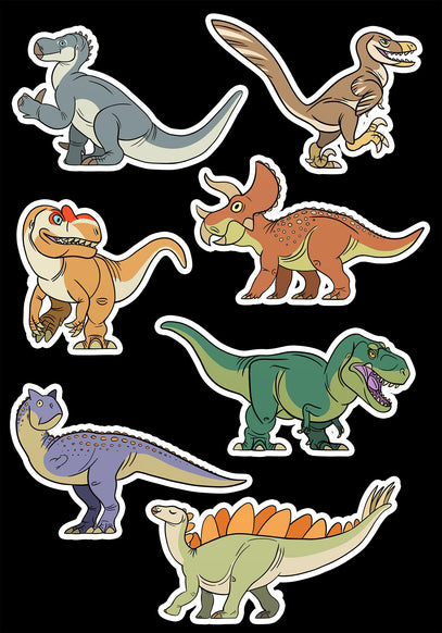 Dinosaur stickers