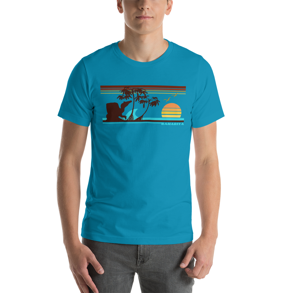 Bahariya unisex retro t-shirt