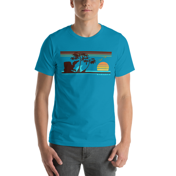 Bahariya unisex retro t-shirt