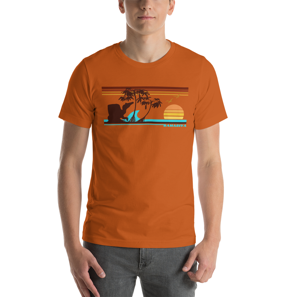 Bahariya unisex retro t-shirt