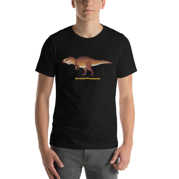 Acrocanthosaurus unisex t-shirt