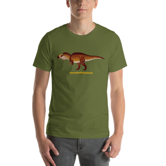 Acrocanthosaurus unisex t-shirt