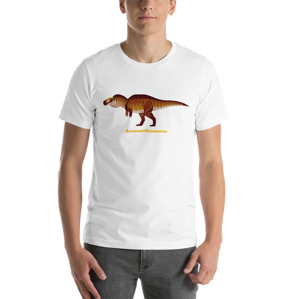 Acrocanthosaurus unisex t-shirt