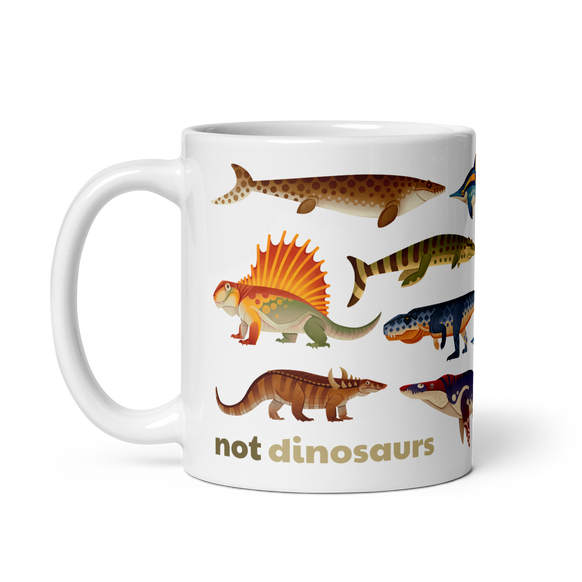 Not Dinosaurs mug